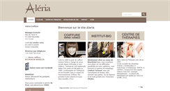 Desktop Screenshot of aleria-coiffure.ch